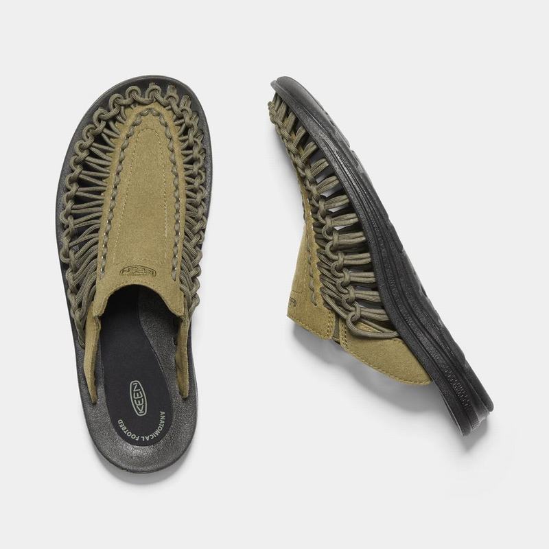 Sandalias Keen Hombre Colombia - Keen Uneek Verde Oliva (OIUCL8764)
